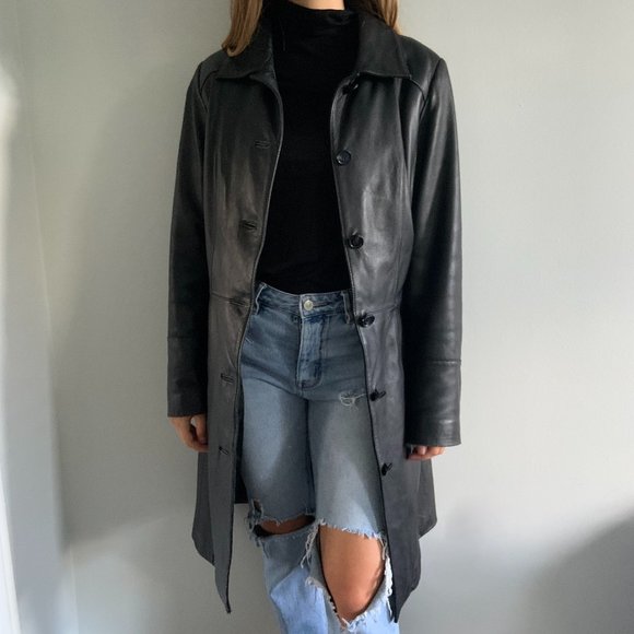 Danier Jackets & Blazers - Genuine Real Long Thinsulate Leather Jacket Coat